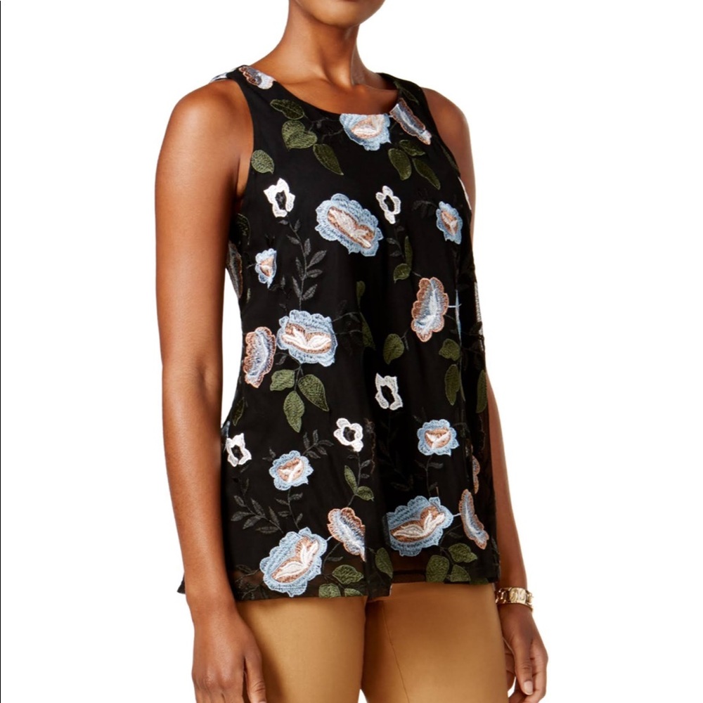 Charter Club - beautifully embroidered tank